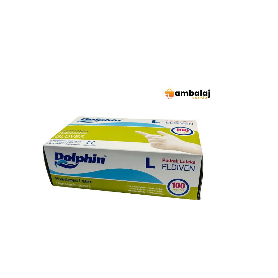 DOLPHİN PUDRALI LATEKS ELDİVEN - L BEDEN