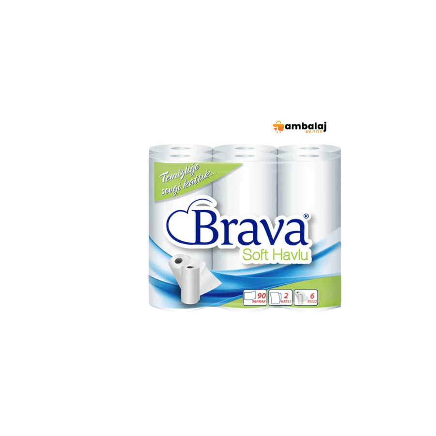 BRAVA SOFT HAVLU (6'LI)