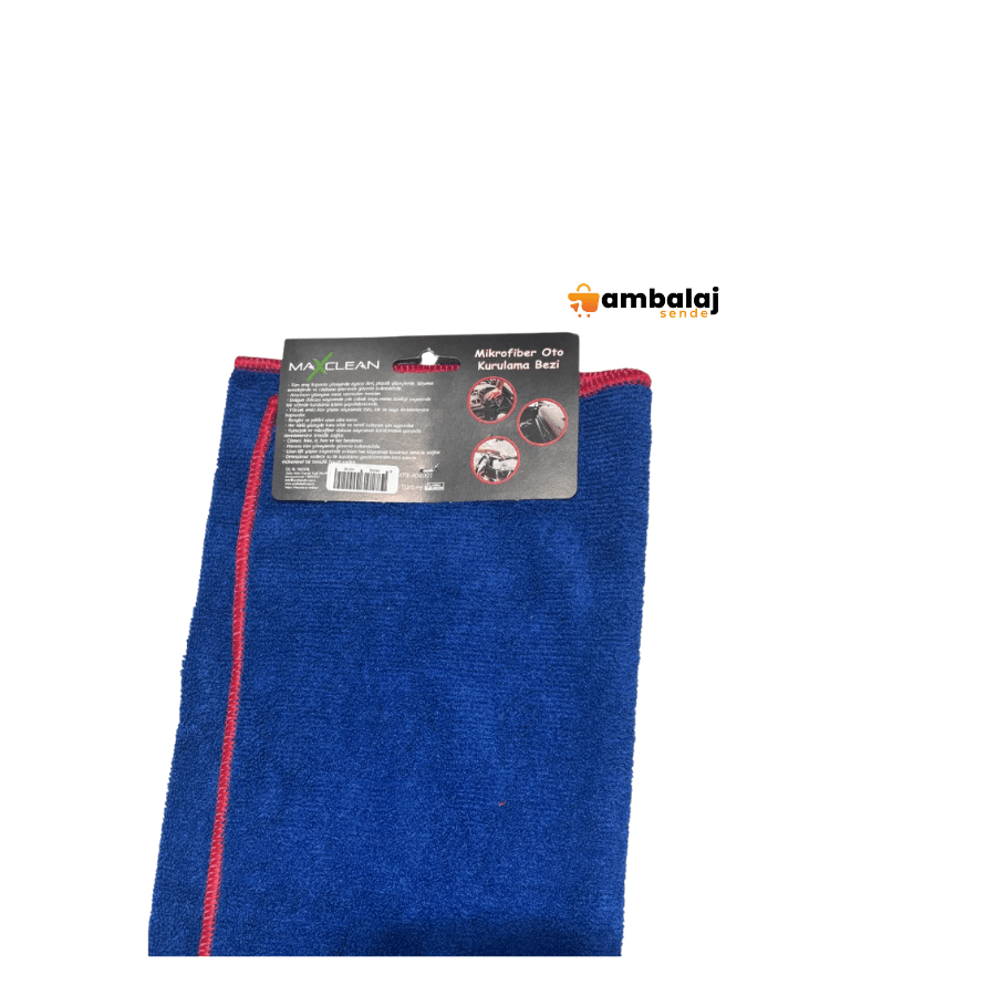 MAXCLEAN MİKROFİBER OTO KURULAMA BEZİ