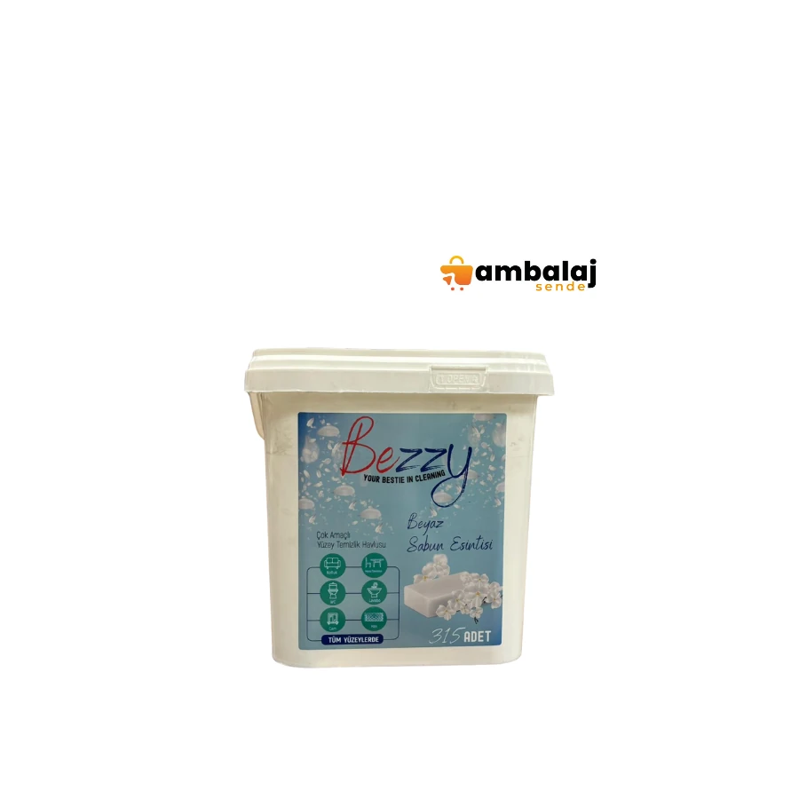 BEZZY ÇOK AMAÇLI YÜZEY TEMİZLİK HAVLUSU BEYAZ SABUN ESİNTİSİ (315ADET)