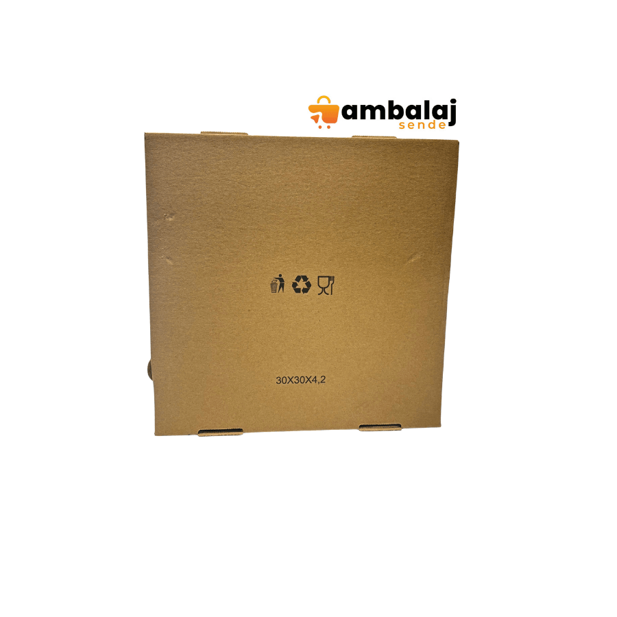 PİZZA KUTUSU 30X30X4,2 (50ADET)