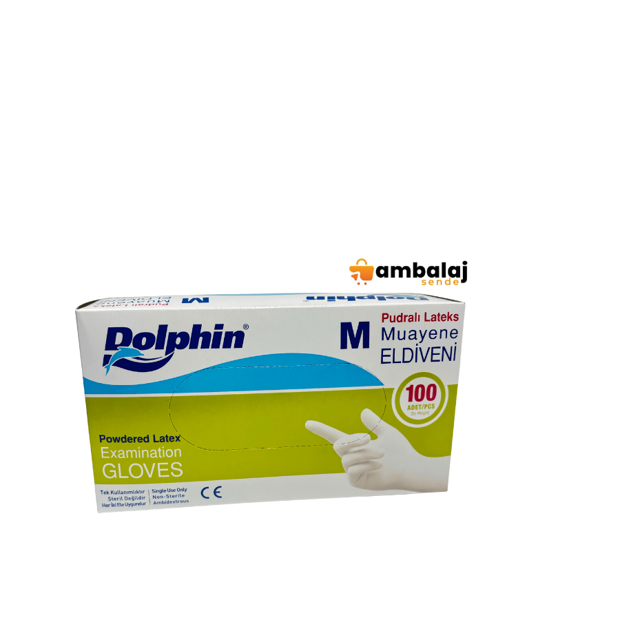 DOLPHİN PUDRALI LATEKS ELDİVEN - M BEDEN
