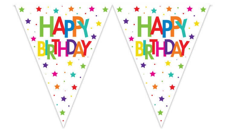 BALONEVİ HAPPY BİRTHDAY BAYRAK SET