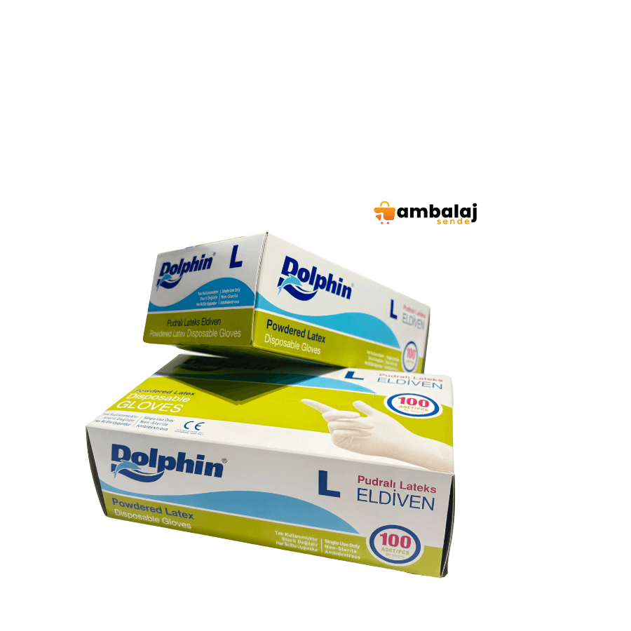 DOLPHİN PUDRALI LATEKS ELDİVEN - L BEDEN