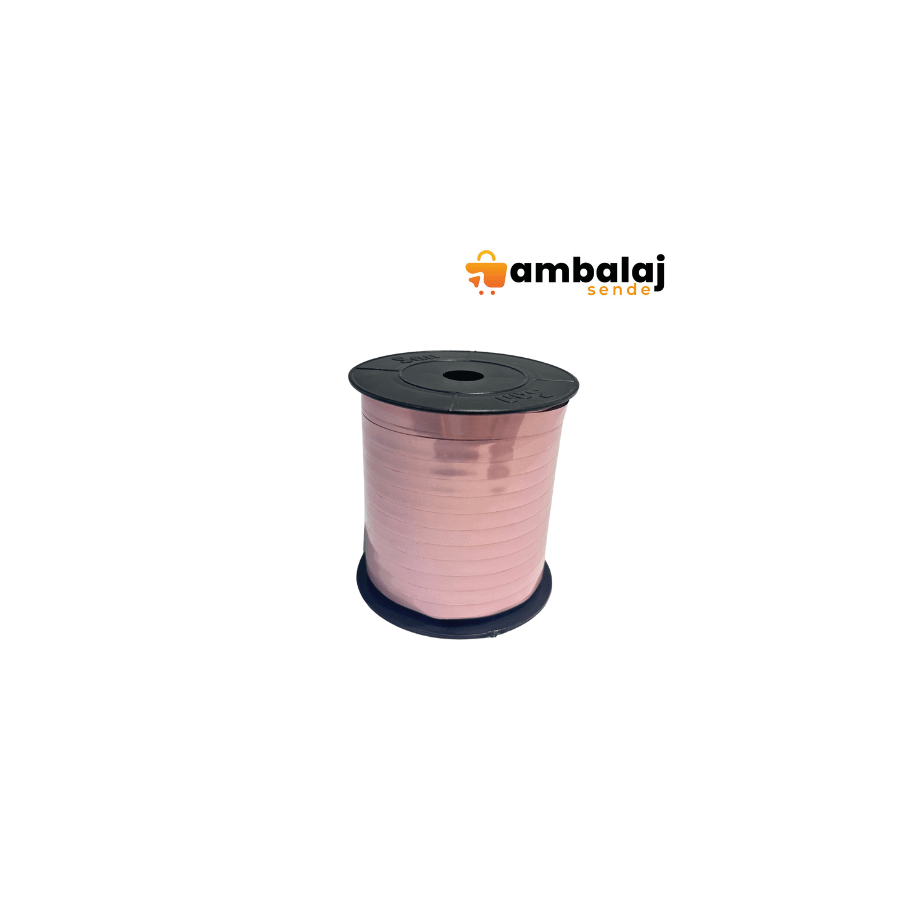 RAFYA ŞERİT METALİK PEMBE