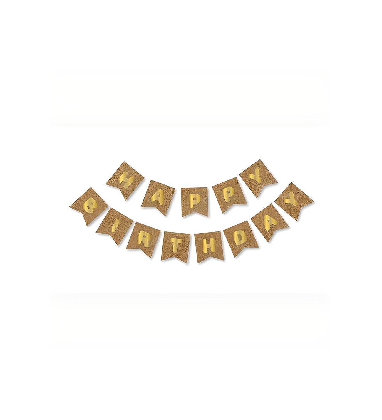 HAPPY BİRTHDAY BANNER ALTIN YILDIZ