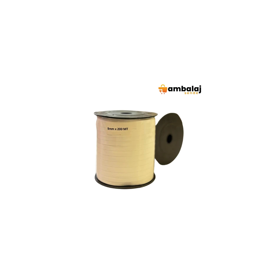 RAFYA ŞERİT METALİK BEYAZ