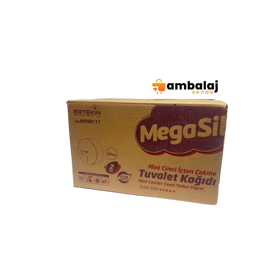 MEGASİL MİNİ CİMRİ İÇTEN ÇEKME TUVALET KAĞIDI 