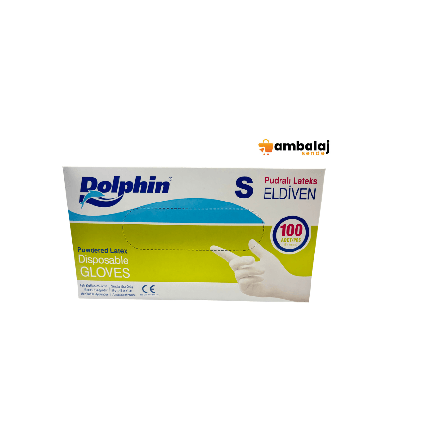 DOLPHİN PUDRALI LATEKS ELDİVEN - S BEDEN-