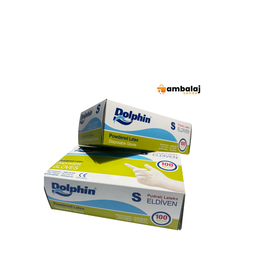 DOLPHİN PUDRALI LATEKS ELDİVEN - S BEDEN-