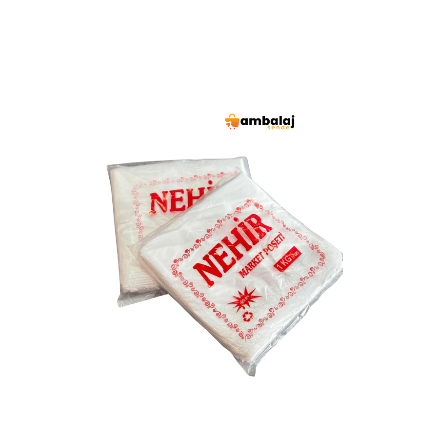 NEHİR ORTA BOY MARKET POŞETİ