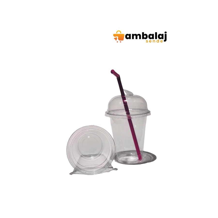 10 OZ PET BARDAK 300CC (50ADET) - BOMBE