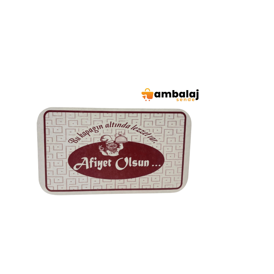 750 GRAM ALÜMİNYUM KASE KAPAĞI - 100 ADET