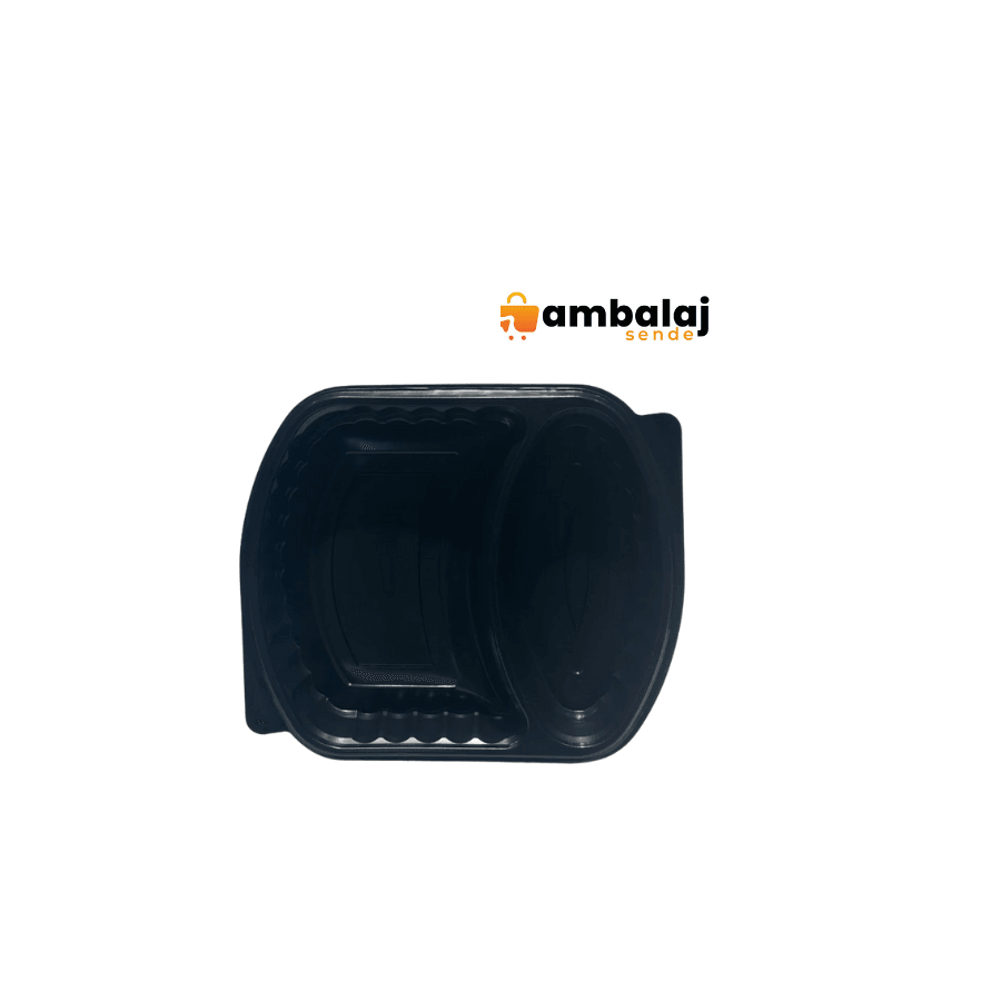 PP YEMEK SETİ İKİ BÖLMELİ MİKRODALGA KABI