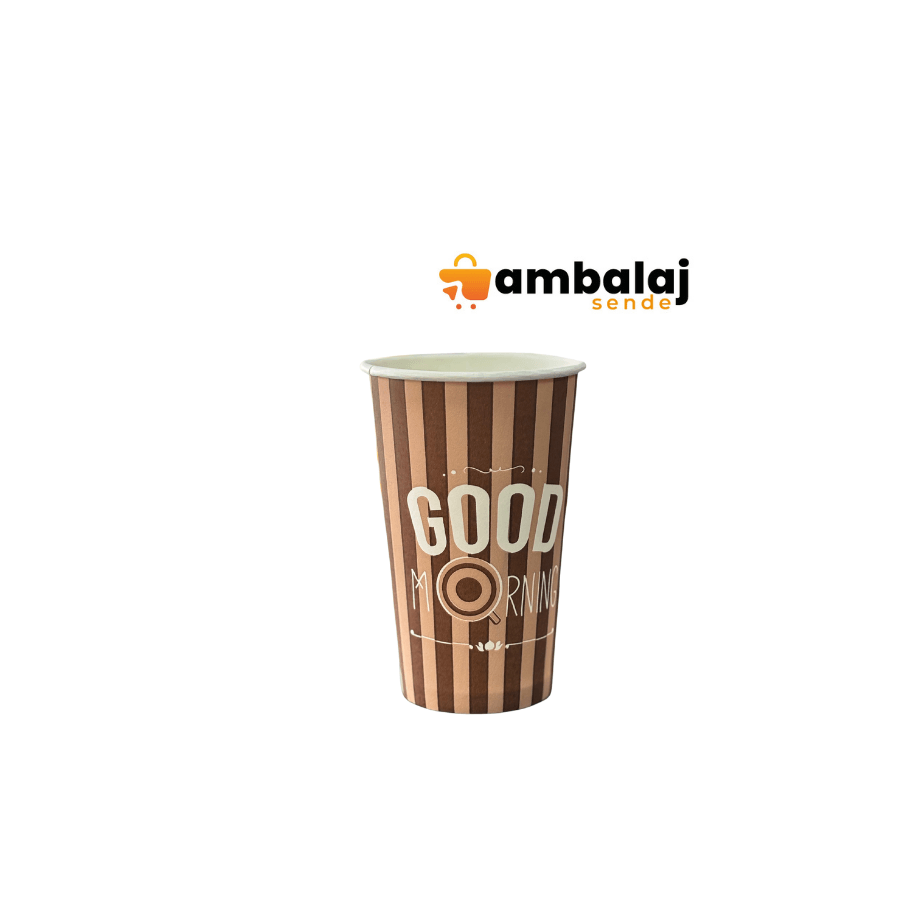 16 OZ GOOD MORNİNG KARTON BARDAK