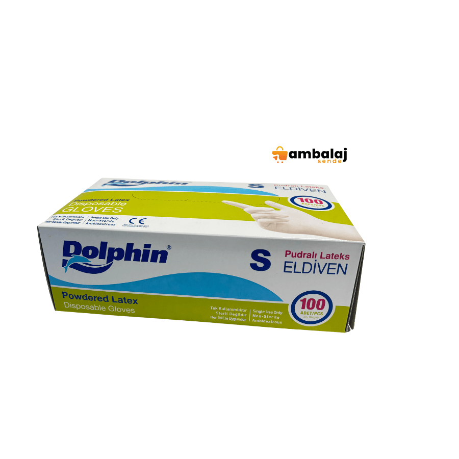 DOLPHİN PUDRALI LATEKS ELDİVEN - S BEDEN-