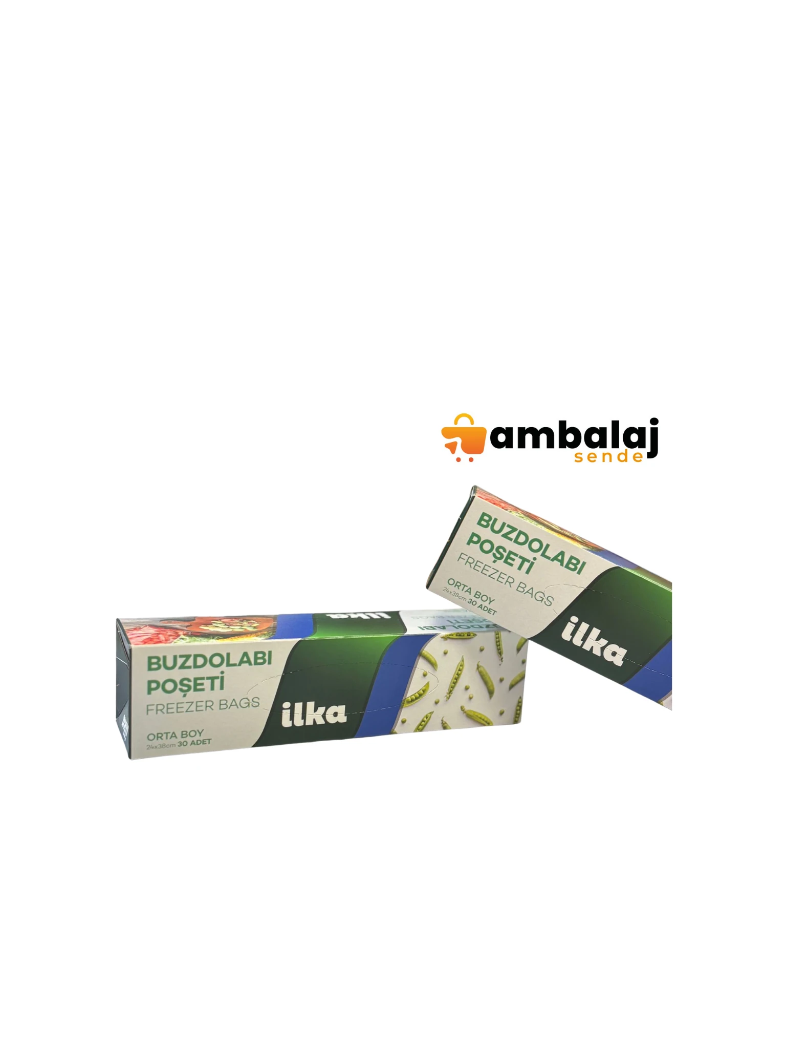 İLKA BUZDOLABI POŞETİ ORTA BOY 24X38 (30ADET)