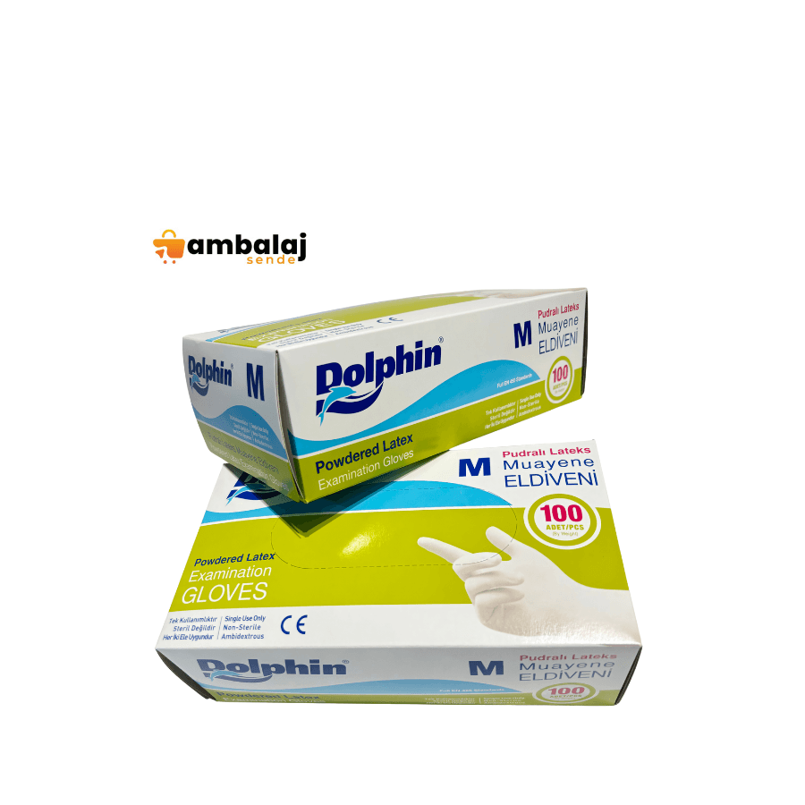 DOLPHİN PUDRALI LATEKS ELDİVEN - M BEDEN