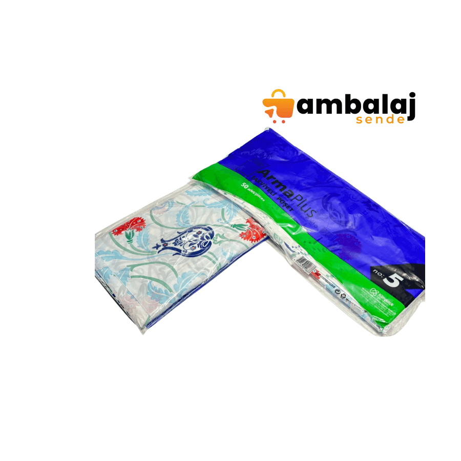 5 NUMARA RENKLİ POŞET (50ADET)