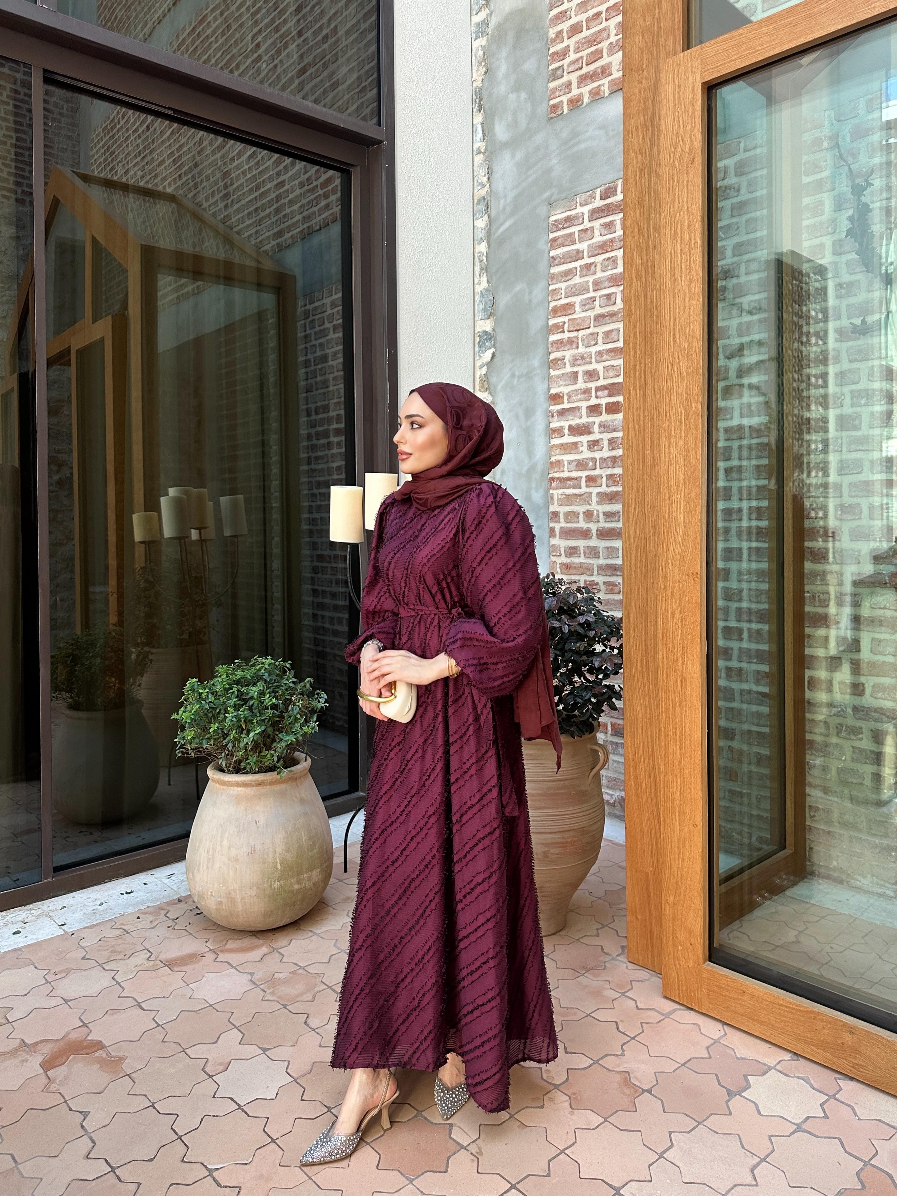 ELİZA ELBİSE - BORDO