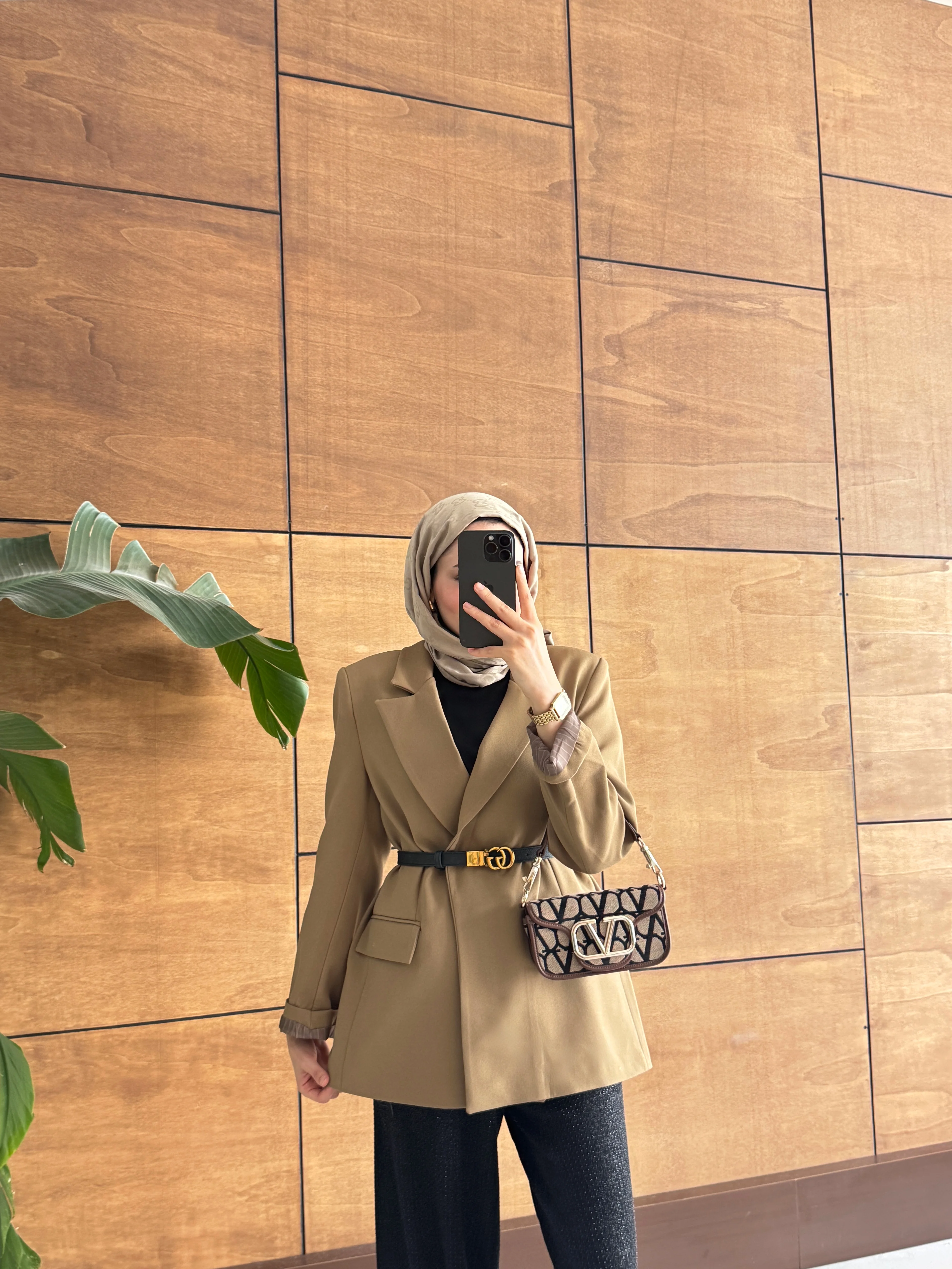 ASTARLI BLAZER CEKET - HAKİ