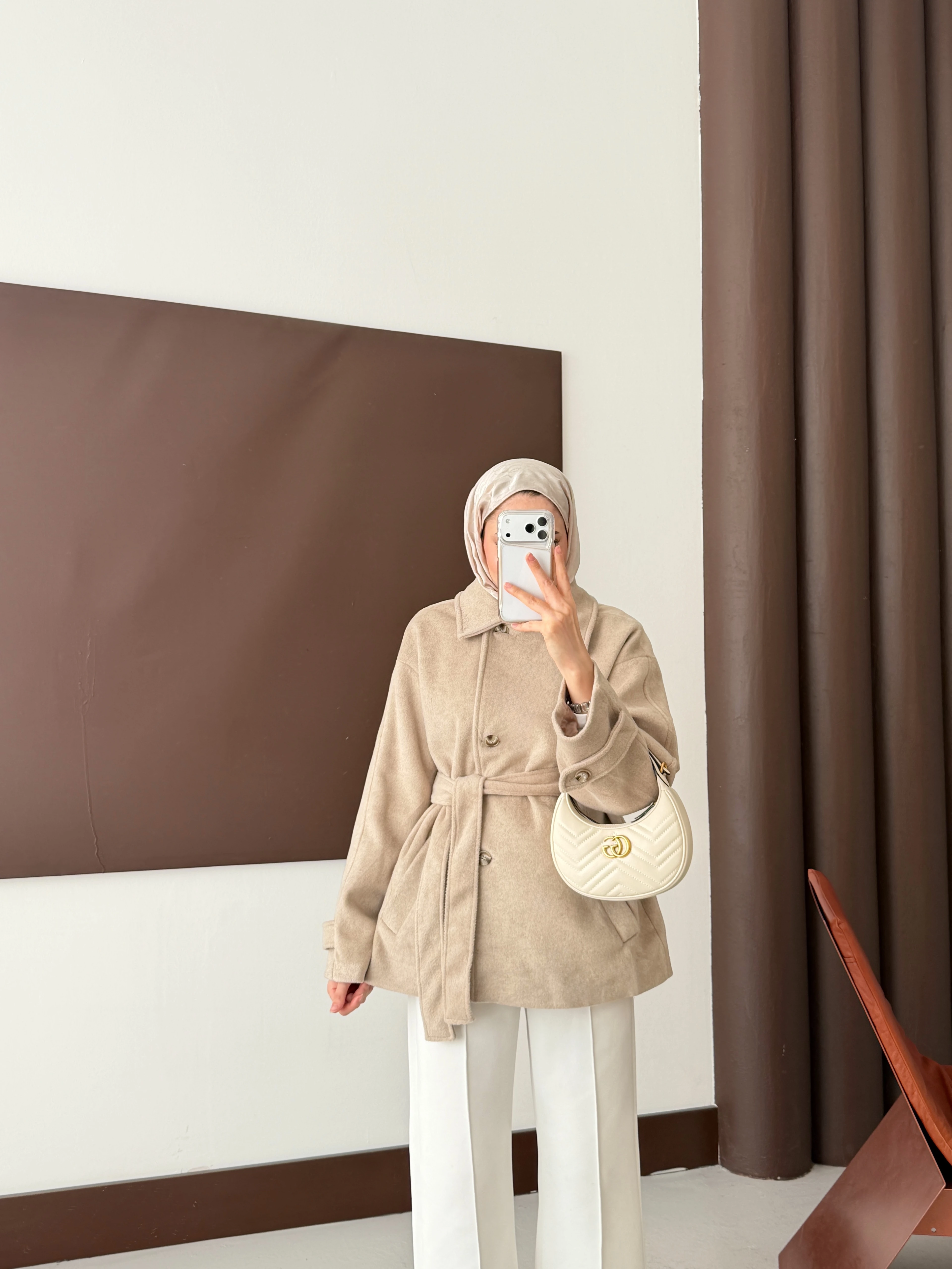 ZR MUADİL ARA BOY KABAN - BEJ