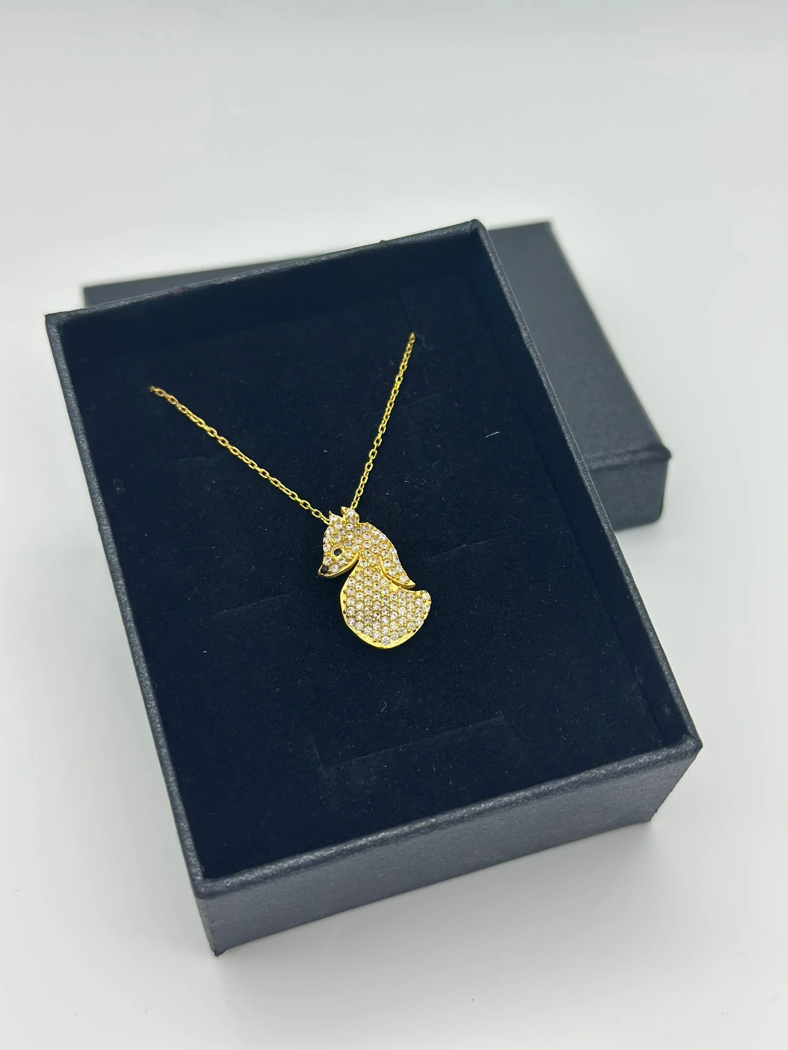 TİLKİ MODELİ 18K GOLD KAPLAMA 925 AYAR GÜMÜŞ KOLYE