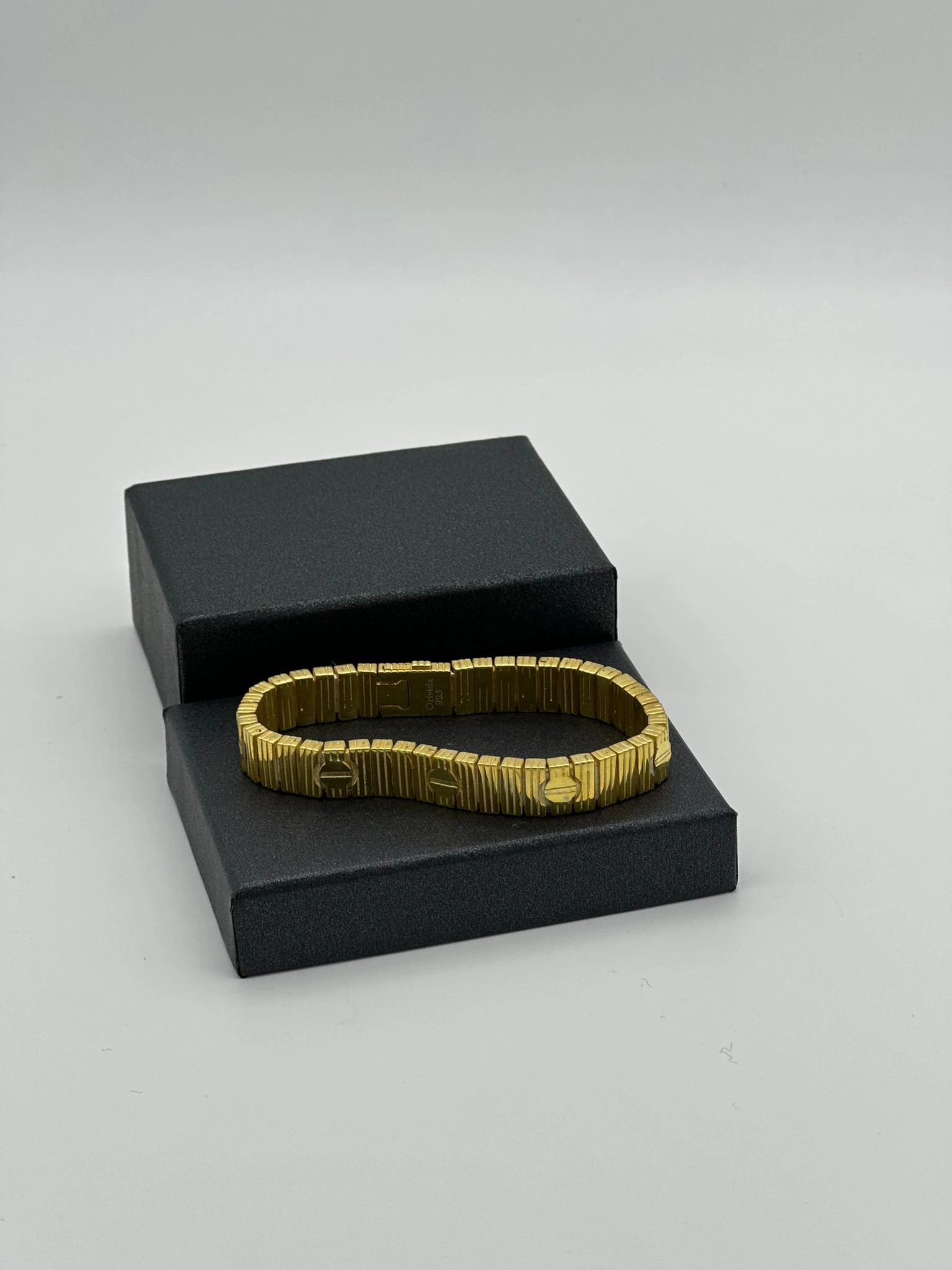 HAREKETLİ KARTİER 18K GOLD KAPLAMA 925 AYAR 34GR BİLEKLİK 