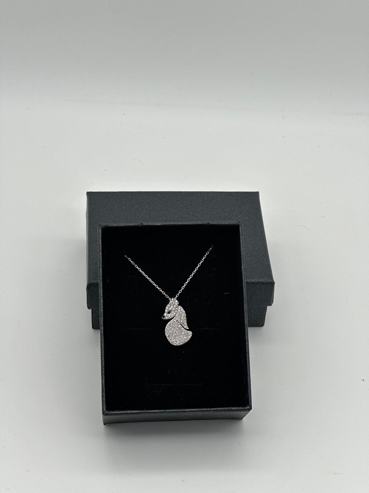 TİLKİ MODELİ 925 AYAR GÜMÜŞ KOLYE