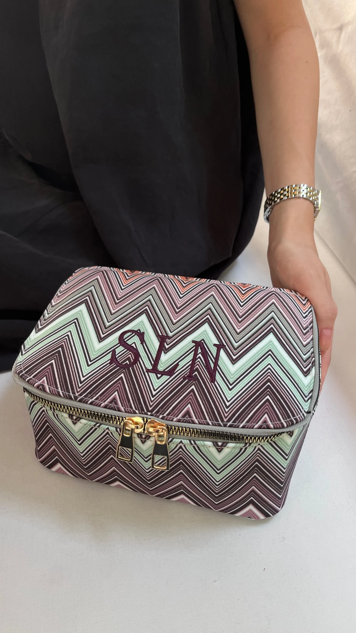 Mint Green Makeup Bag