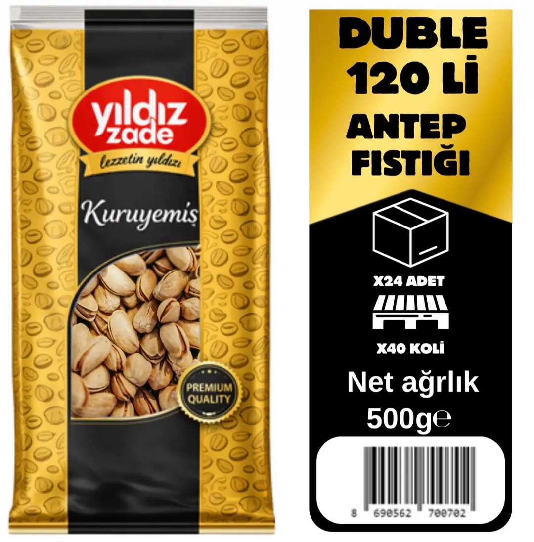 ANTEP FISTIĞI İRİ BOY DUBLE (120 cal.)