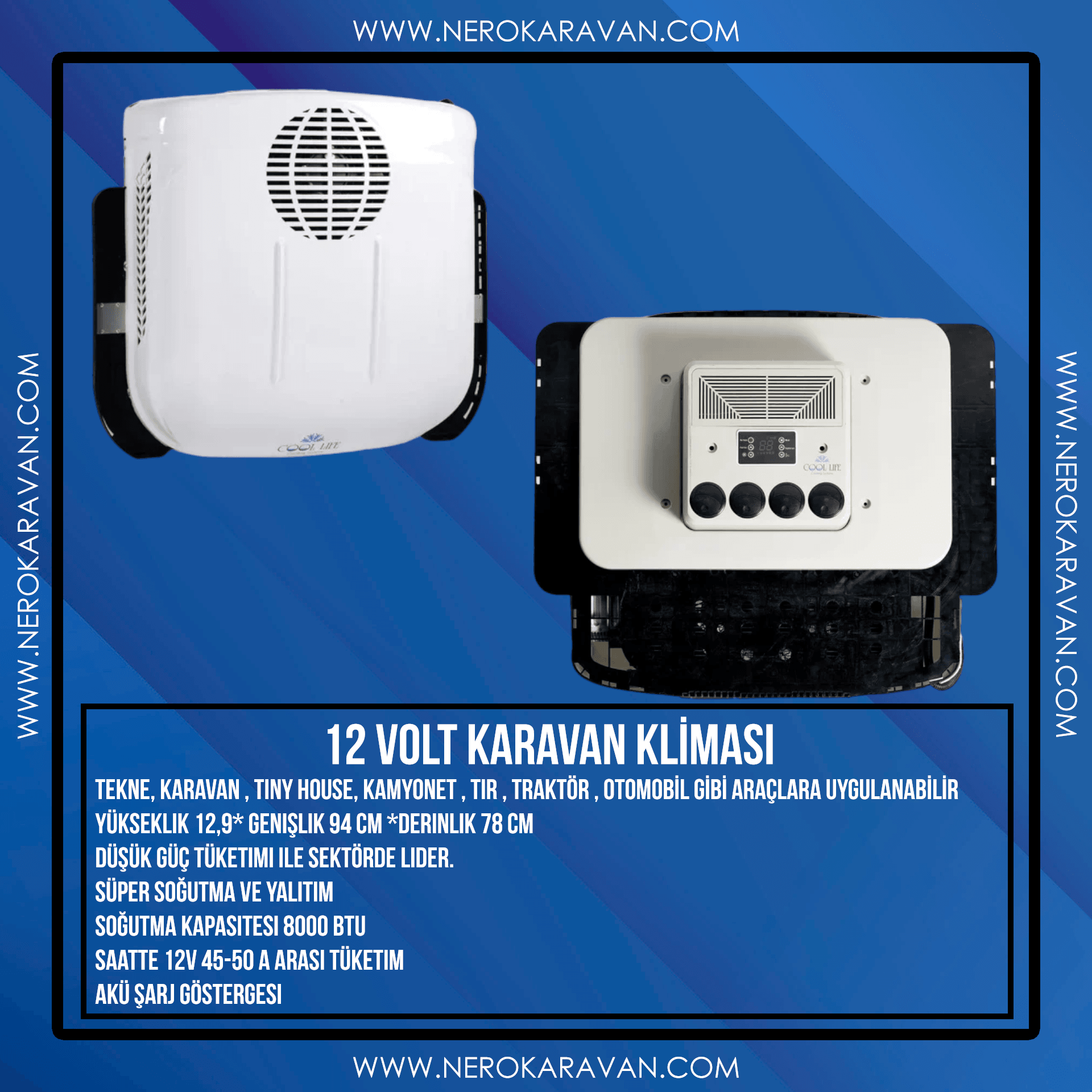 12 Volt Karavan Kliması