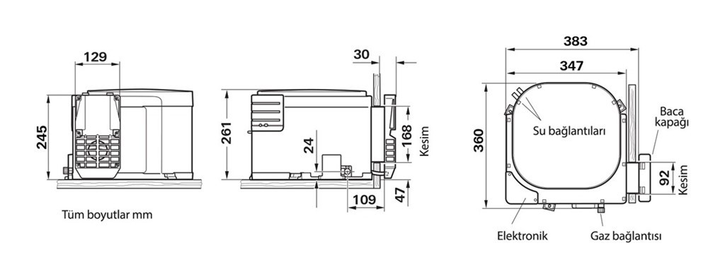 Truma Boiler B10 (Gazlı Su Isıtıcı)