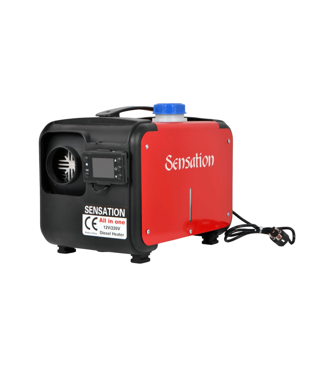 Sensation Seyyar Webasto (Taşınabilir, Portatif) 12/24 Volt 5kW Dizel Isıtıcı (Yeni Model) 12V/220V