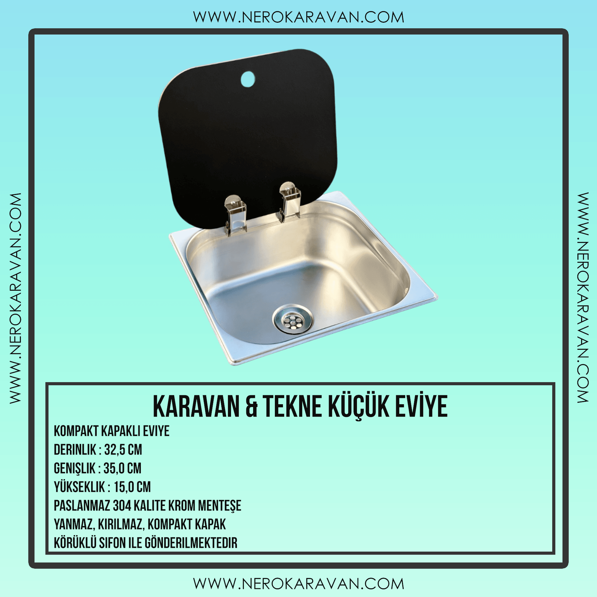 Karavan & Tekne Küçük Eviye