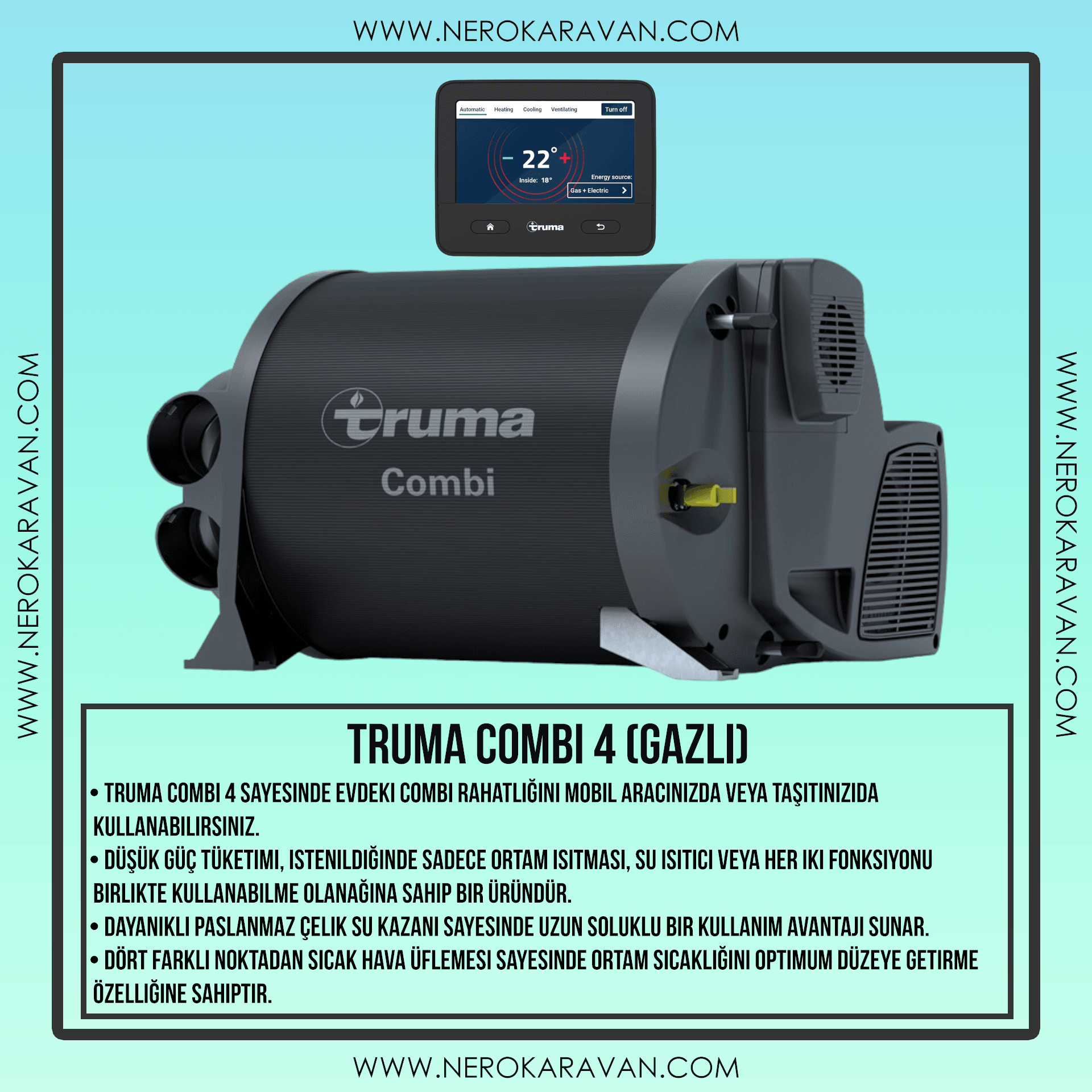 Truma Combi 4 (Gazlı)