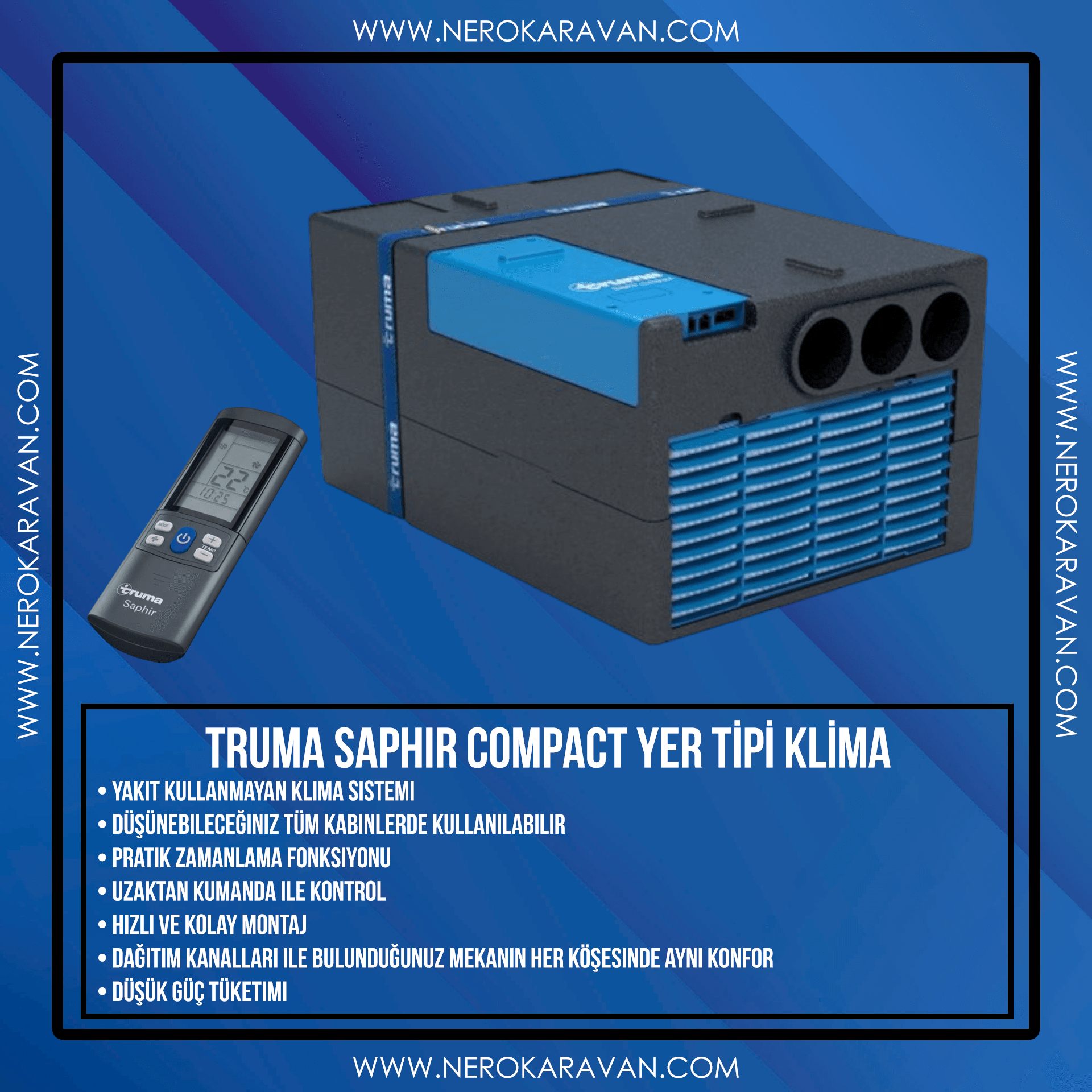 Truma Saphir Compact Yer Tipi Klima