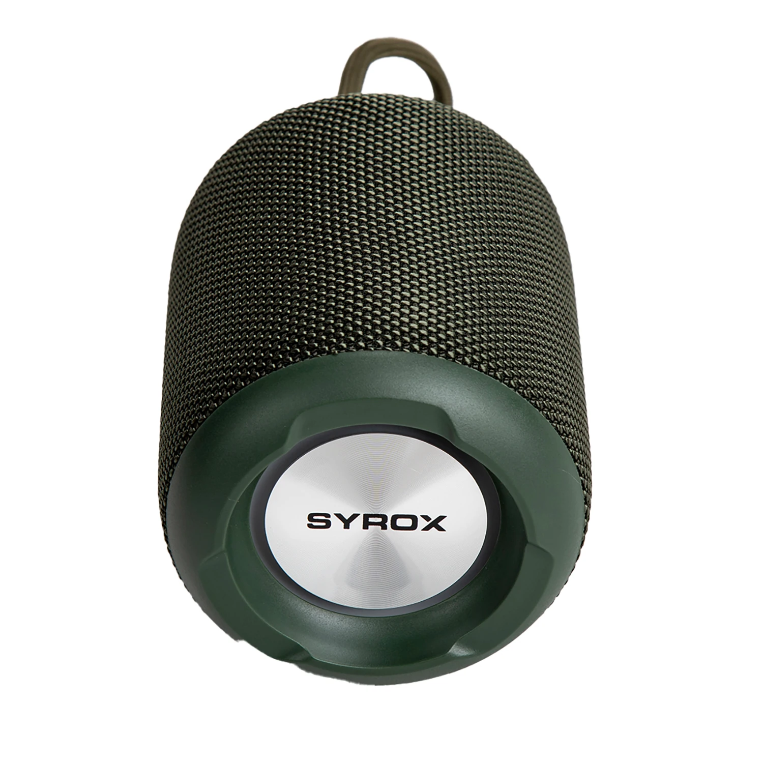 Syrox S33 RGB Ledli Hafıza Kartı + USB + 3.5mm AUX + FM + Eller Serbest 1x6W TWS Bluetooth 5.1 + EDR Kablosuz Hoparlör - Yeşil