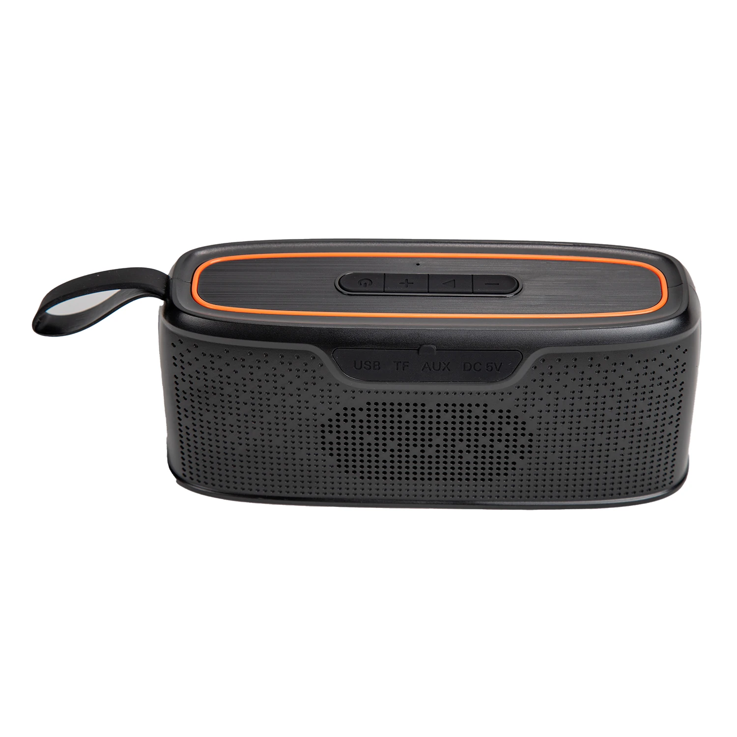 Syrox S36 Hafıza Kartı + USB + 3.5mm AUX + FM + Eller Serbest 2x5W TWS Bluetooth 5.0 + EDR Kablosuz Hoparlör - Turuncu