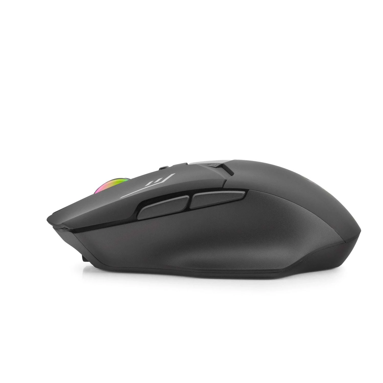 Hadron G400 1600dpi Gökkuşağı Ledli Ekranlı Bluetooth + 2.4GHz Type-C Şarjlı Kablosuz Oyuncu Mouse - Siyah