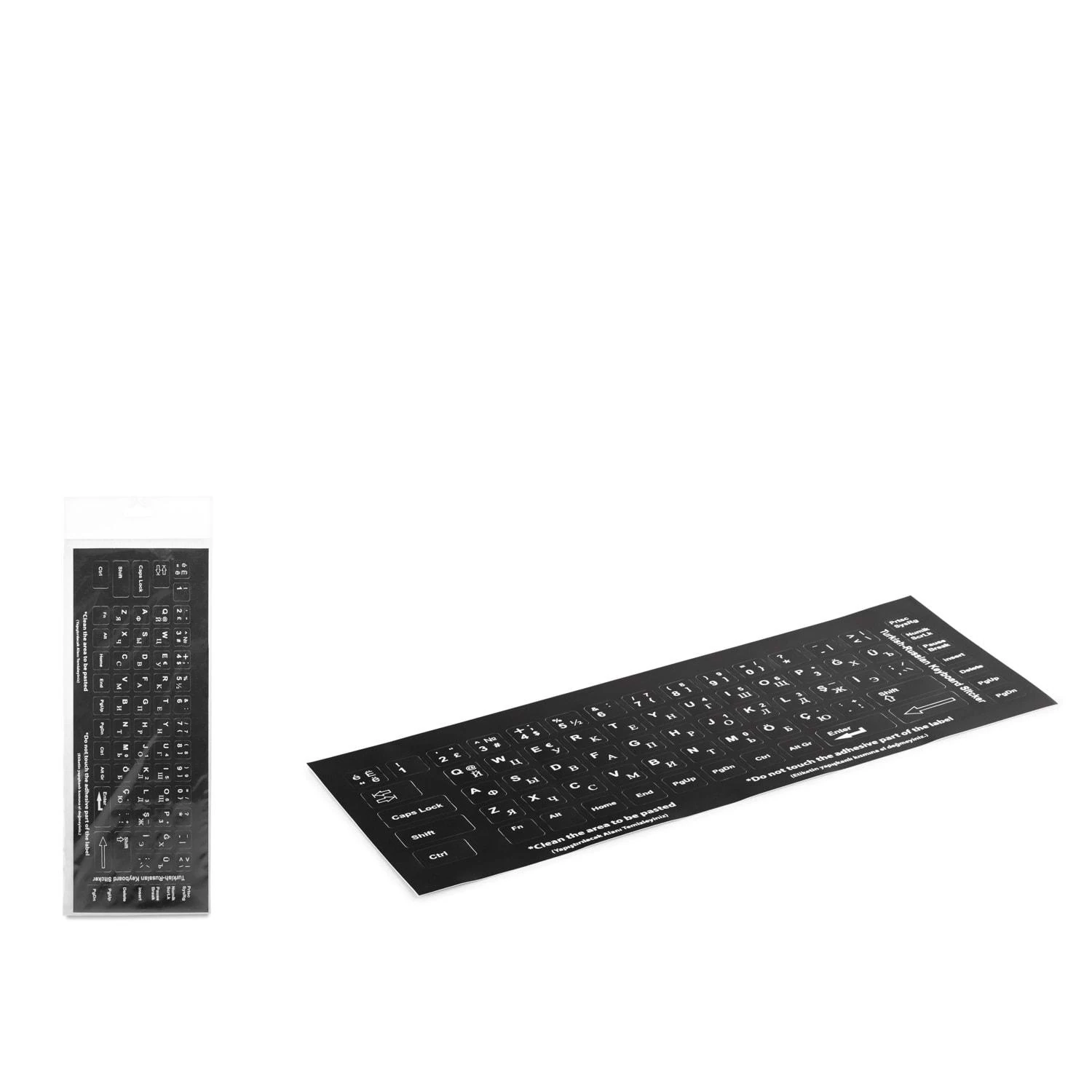 Hadron HDX8258 Rusça-Q Klavye Etiketi - Siyah