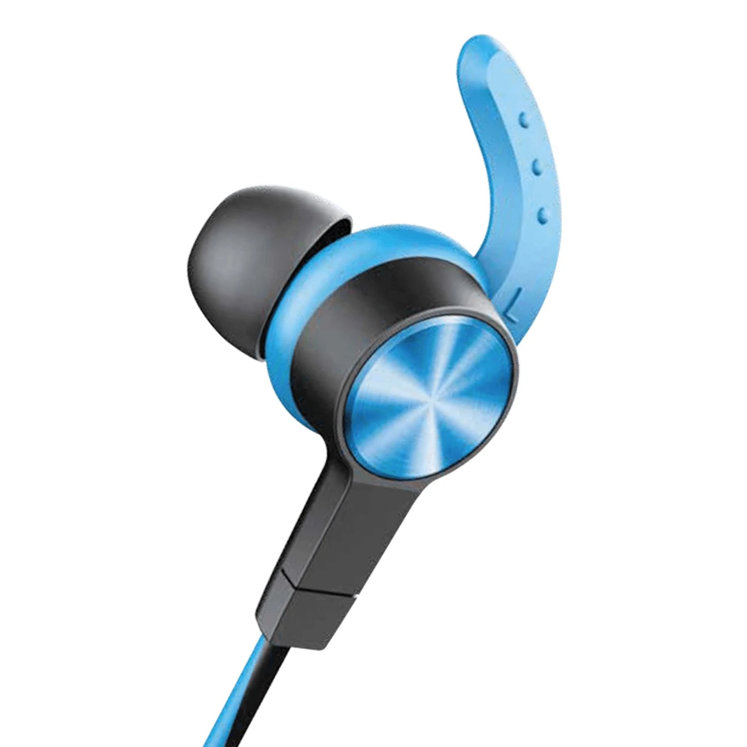 Syrox S32 Mıknatıslı Bluetooth v5.0 Kablosuz Mikrofonlu Kulakiçi Spor Kulaklık - Mavi-Siyah