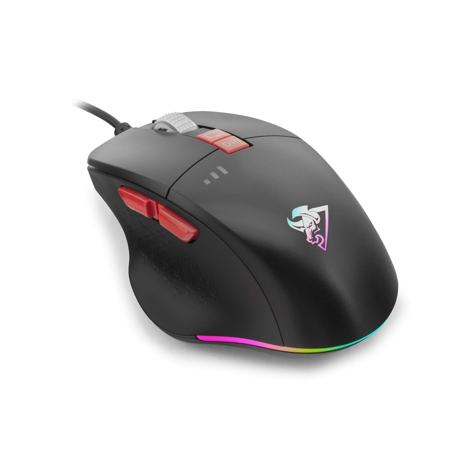 Hadron G390 1600dpi RGB Ledli 2.4GHz Type-C Şarjlı Kablosuz Oyuncu Mouse - Siyah
