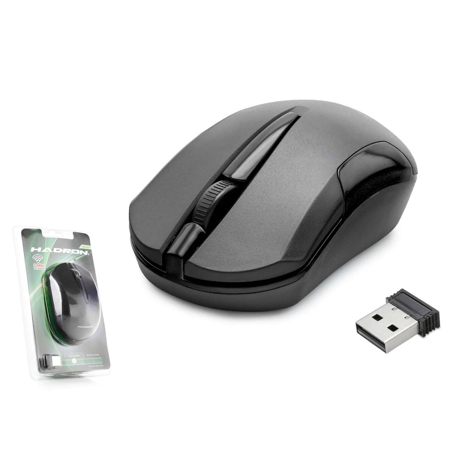Hadron HDX3407 1600dpi 2.4Ghz USB Kablosuz Mouse - Kırmızı-Siyah