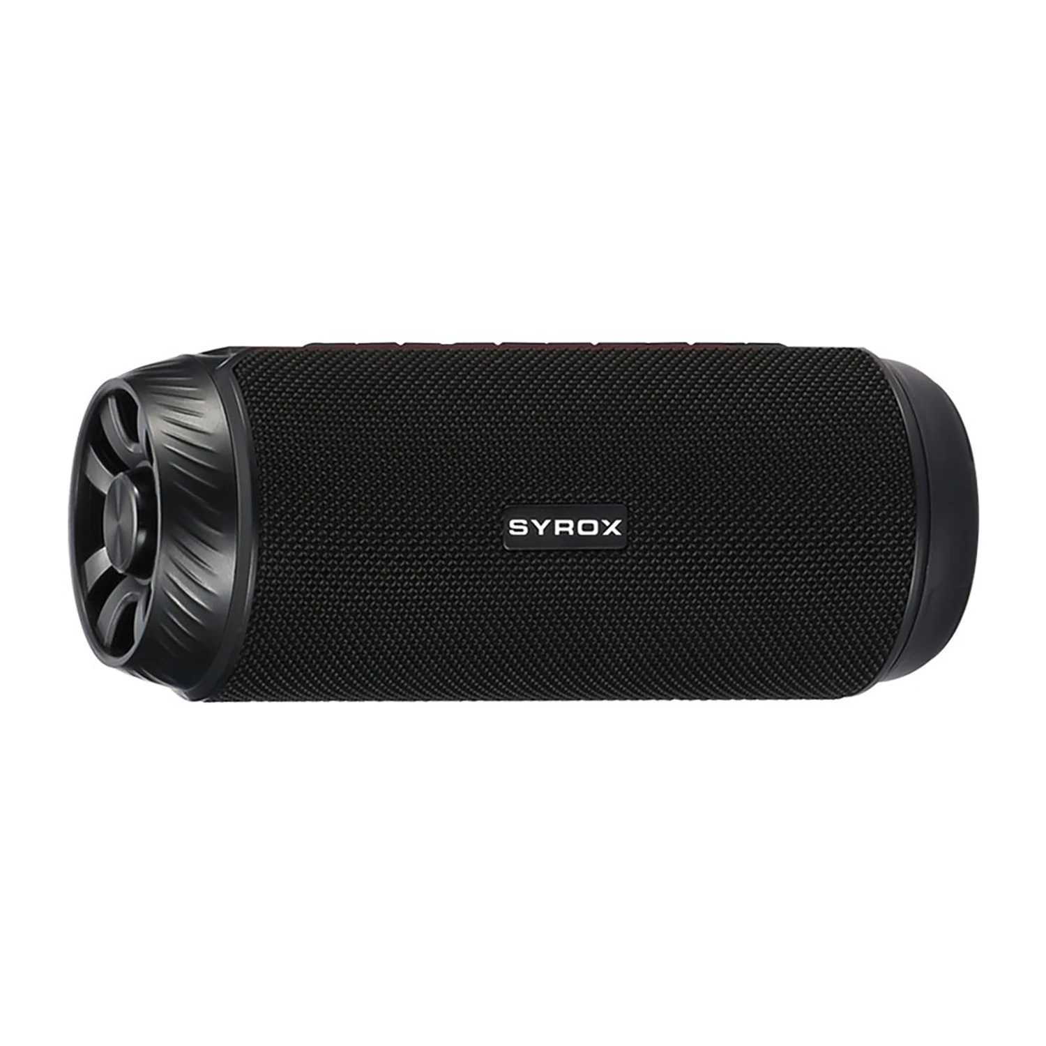 Syrox S38 RGB Ledli Hafıza Kartı + USB + 3.5mm AUX + FM + Eller Serbest 2x5W TWS Bluetooth 5.0 + EDR Kablosuz Hoparlör - Siyah