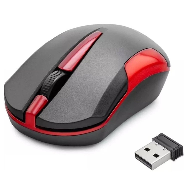 Hadron HDX3407 1600dpi 2.4Ghz USB Kablosuz Mouse - Kırmızı-Siyah