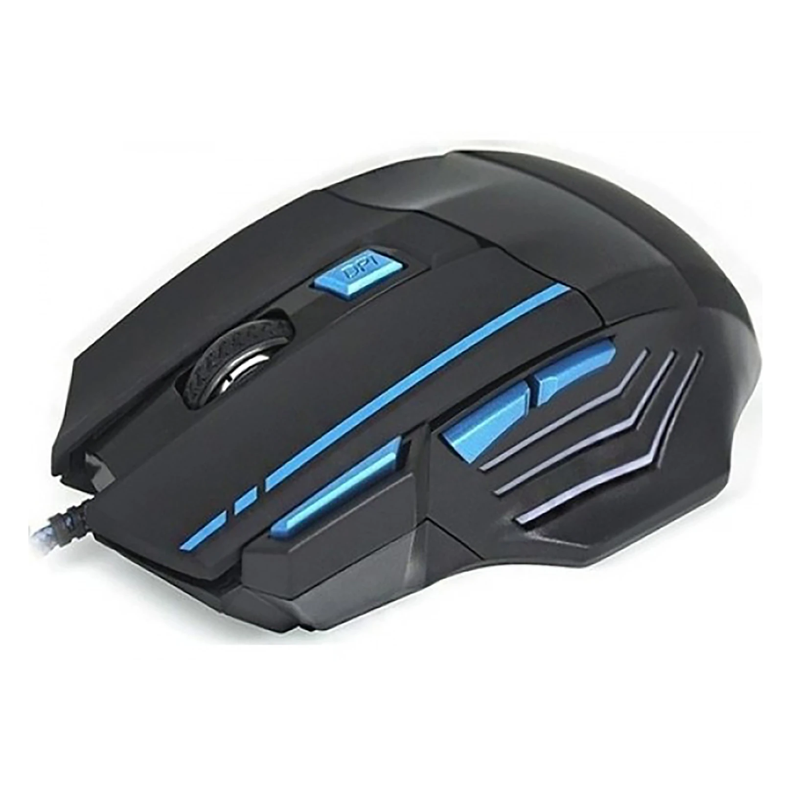 Hadron HDG30 3600dpi Ledli 1.44mt USB Kablolu Oyuncu Mouse - Mavi-Siyah