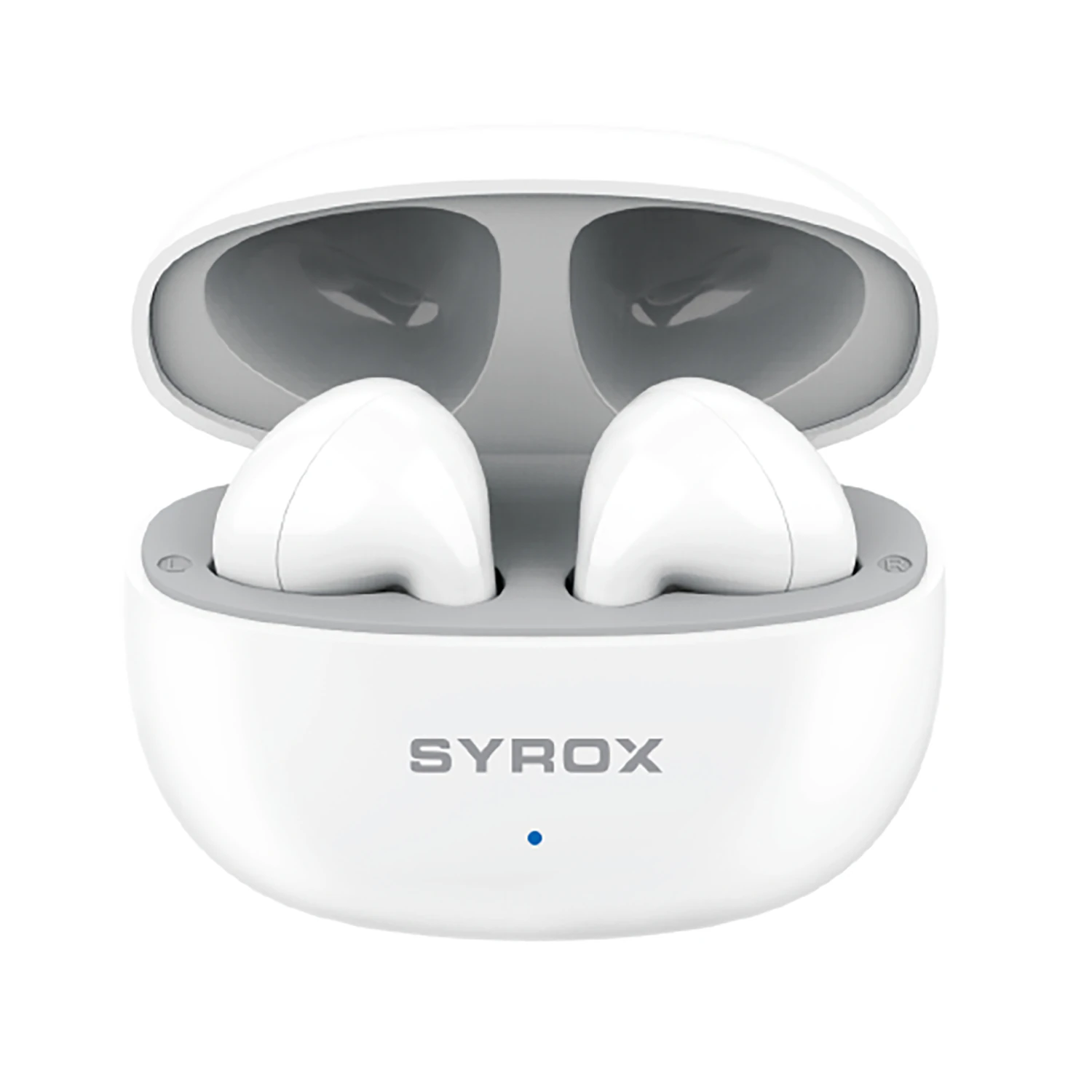 Syrox MX15 Earbuds Bluetooth 5.3 TWS Kablosuz Mikrofonlu Kulakiçi Kulaklık - Beyaz