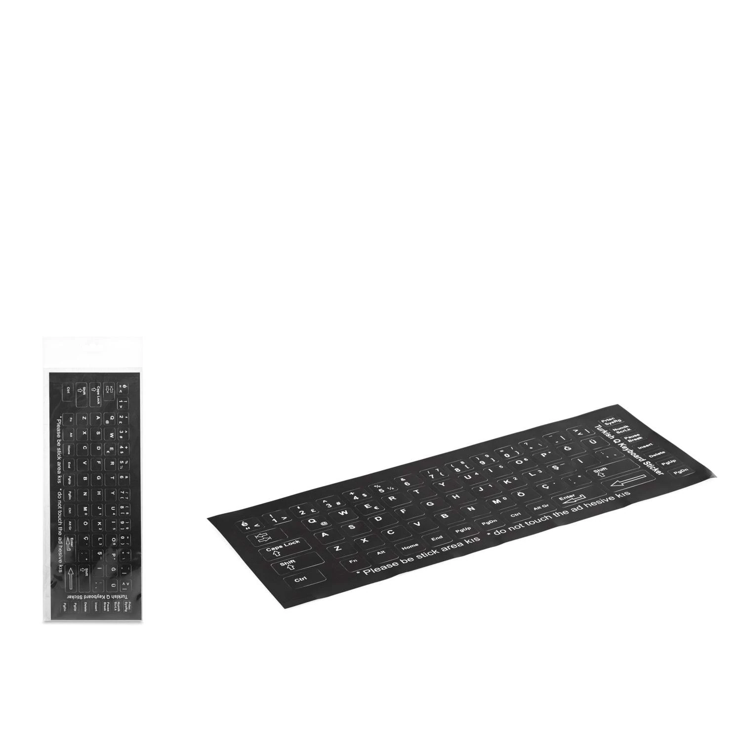Hadron HDX8256 Türkçe-Q Klavye Etiketi - Siyah