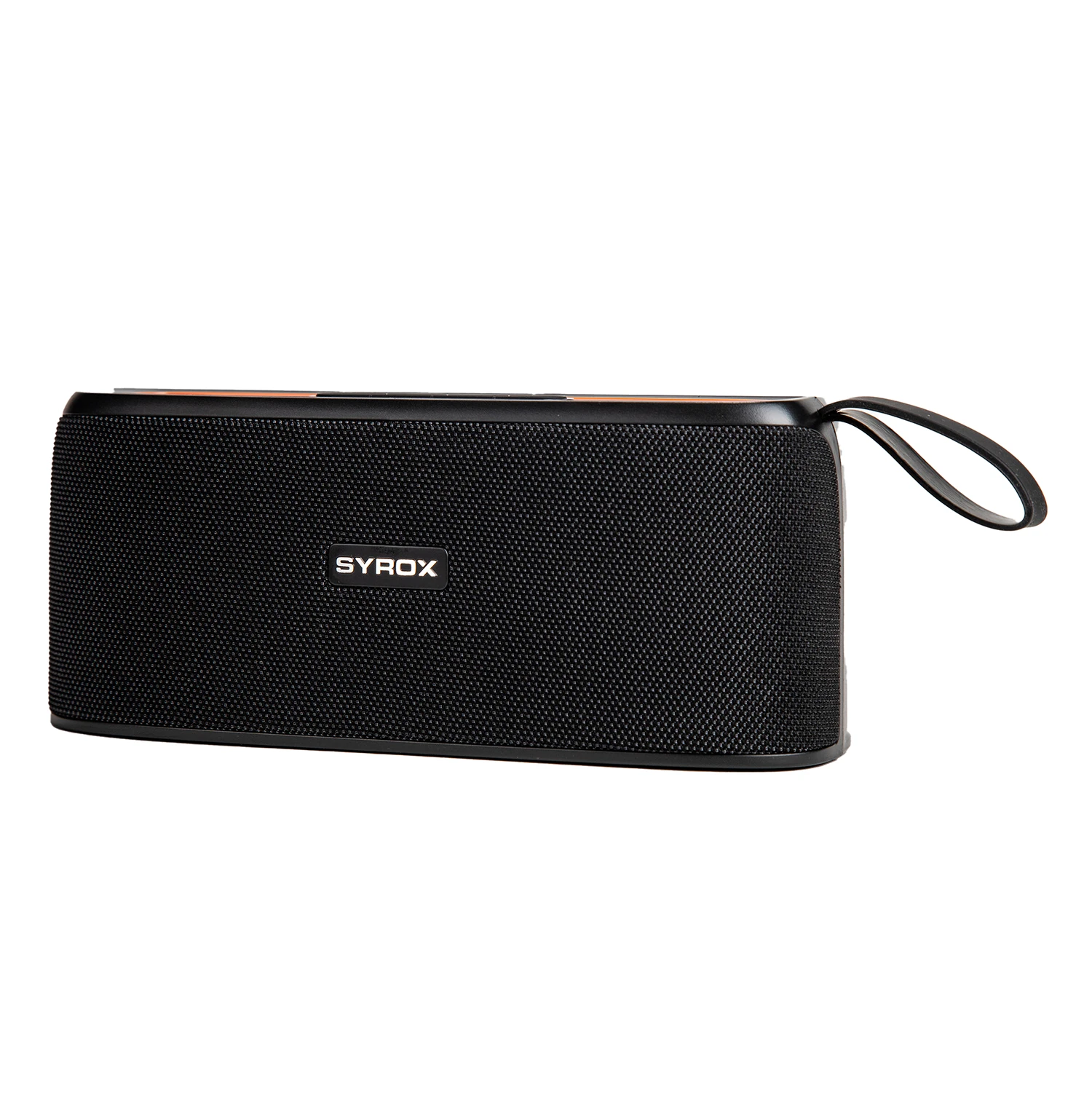 Syrox S36 Hafıza Kartı + USB + 3.5mm AUX + FM + Eller Serbest 2x5W TWS Bluetooth 5.0 + EDR Kablosuz Hoparlör - Siyah